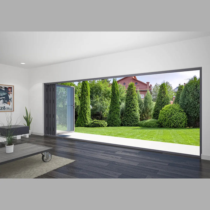 White 4.8m x 2.1m Aluminium Bifold Door (5 Panel)
